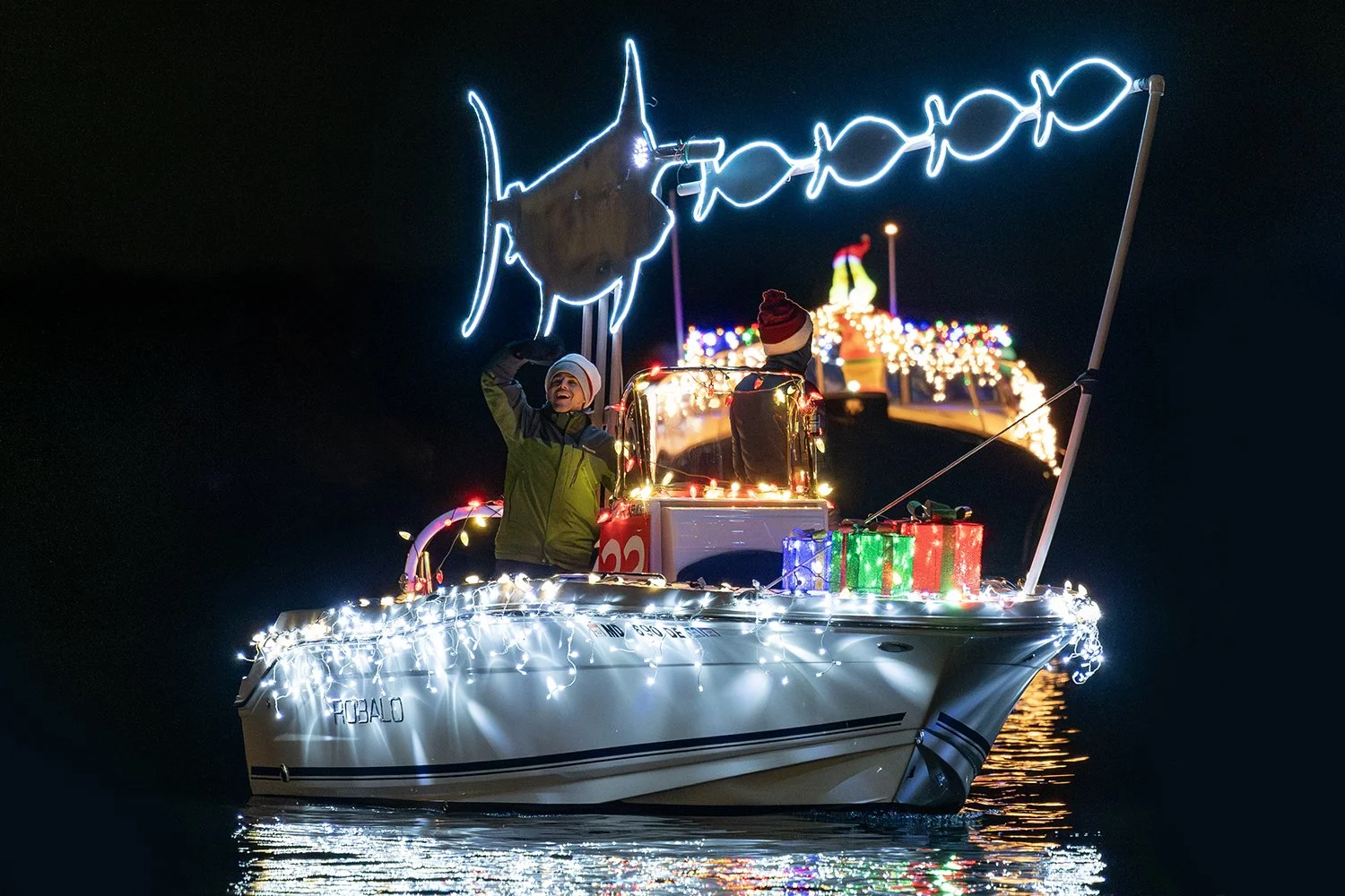 Photographing the Eastport Yacht Club Lights parade — Jay Fleming